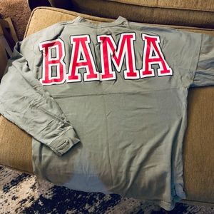 Grey oversized Alabama shirt